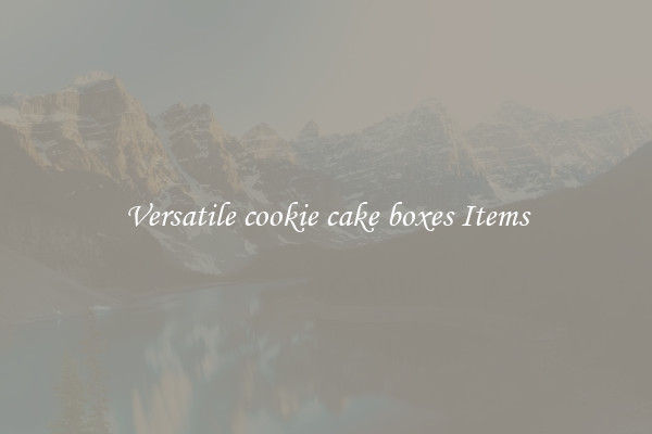 Versatile cookie cake boxes Items