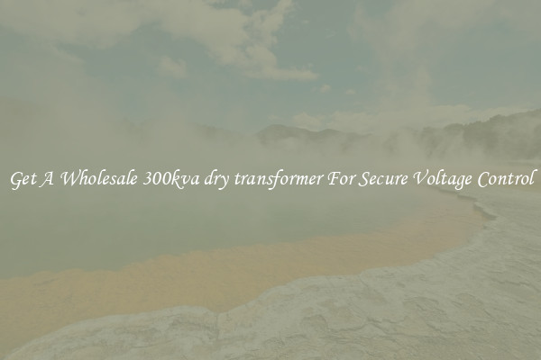 Get A Wholesale 300kva dry transformer For Secure Voltage Control