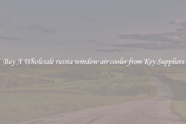 Buy A Wholesale russia window air cooler from Key Suppliers