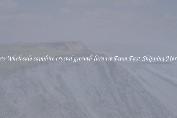 Explore Wholesale sapphire crystal growth furnace From Fast-Shipping Merchants