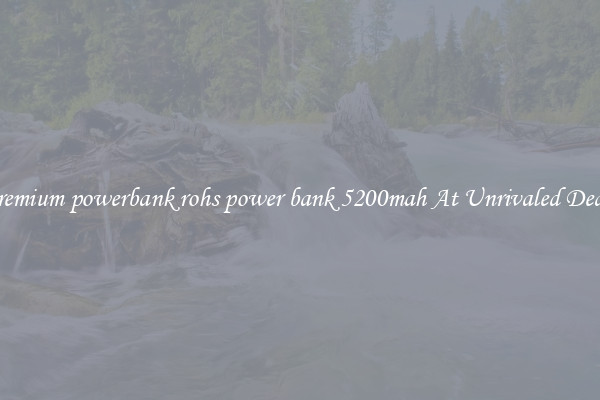 Premium powerbank rohs power bank 5200mah At Unrivaled Deals